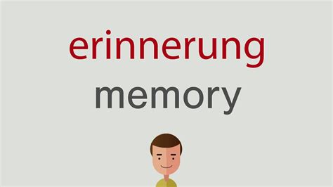 englisch erinnerung|erinnerung definition.